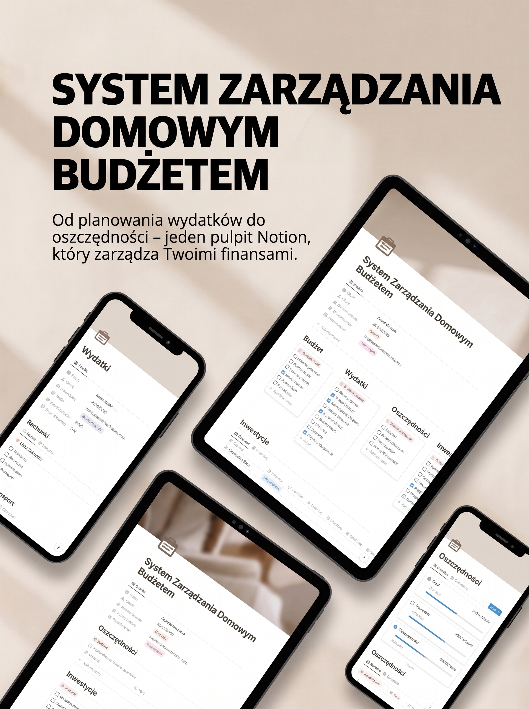 System Zarządzania Domowym Budżetem - Notion